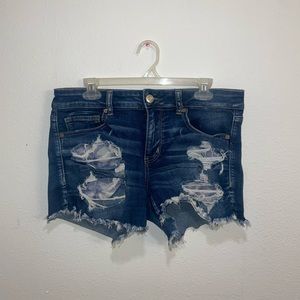 American Eagle Distressed Jean Shorts